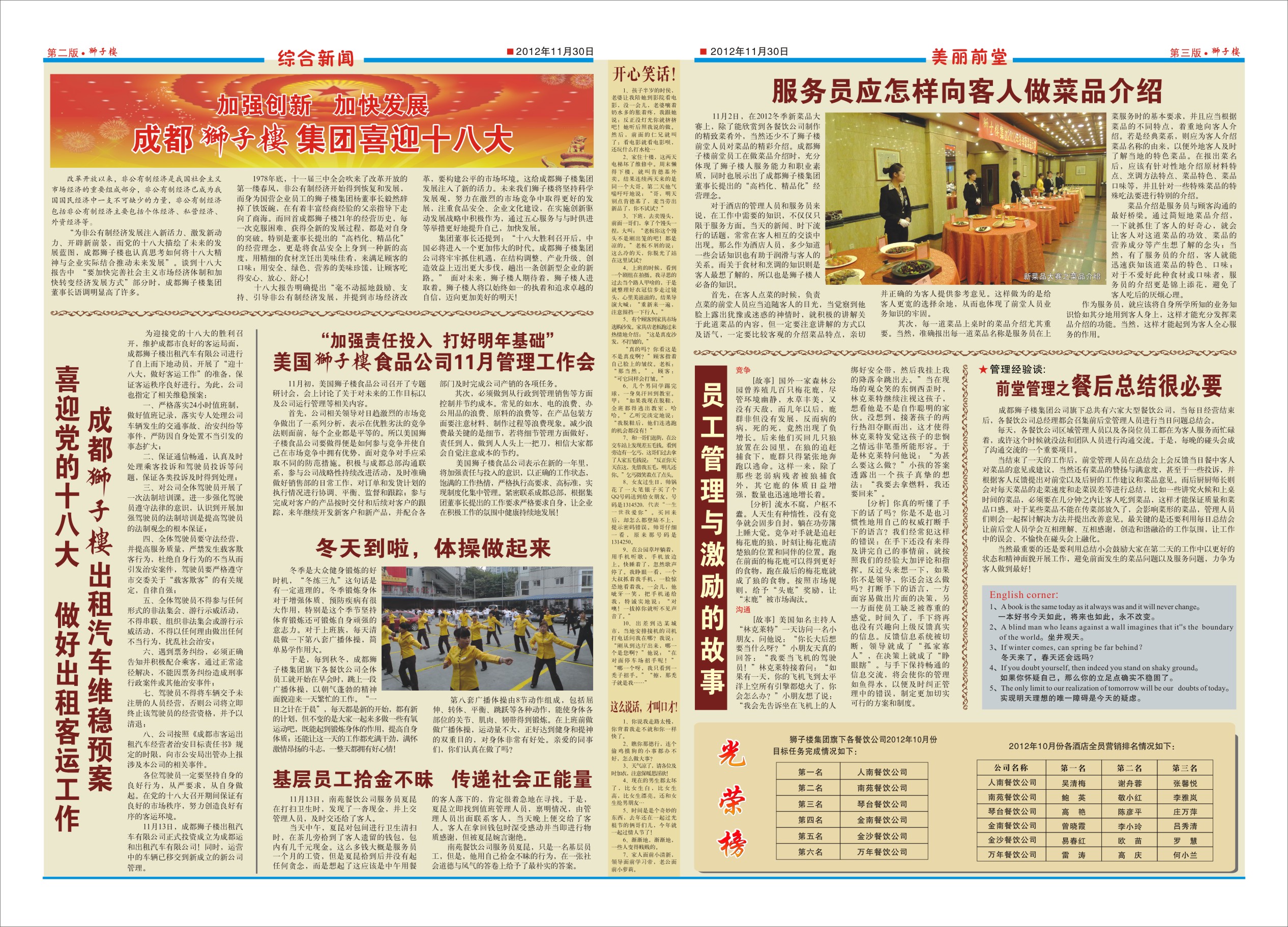 点击报纸，放大；按F5键缩小。